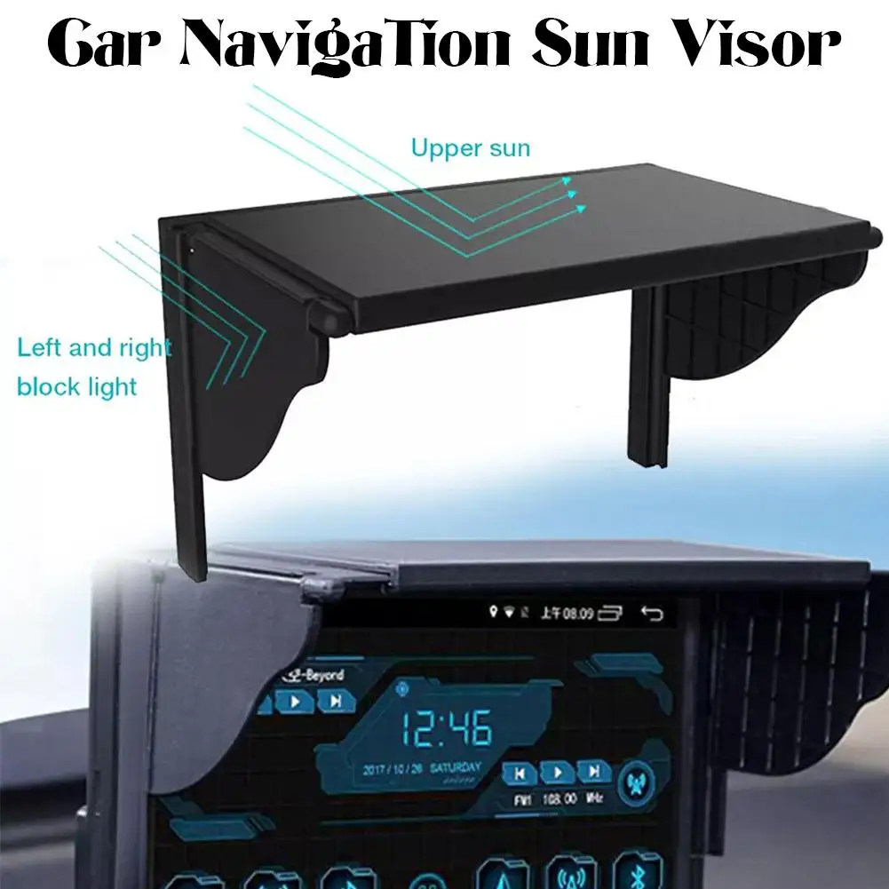 5.5to10 Inch GPS Screen Sun Shade Visor Hood Car GPS Sunshade CoverCar Central Dashboard GPS Navigation Navigator Display NEW