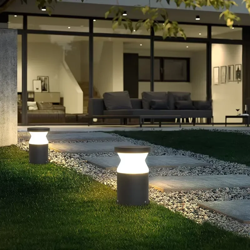 Modern Waterproof Outdoor Garden Light Simple Lawn Landscape Lamp for Courtyard Yard Decoration Weather Resistant Exterior