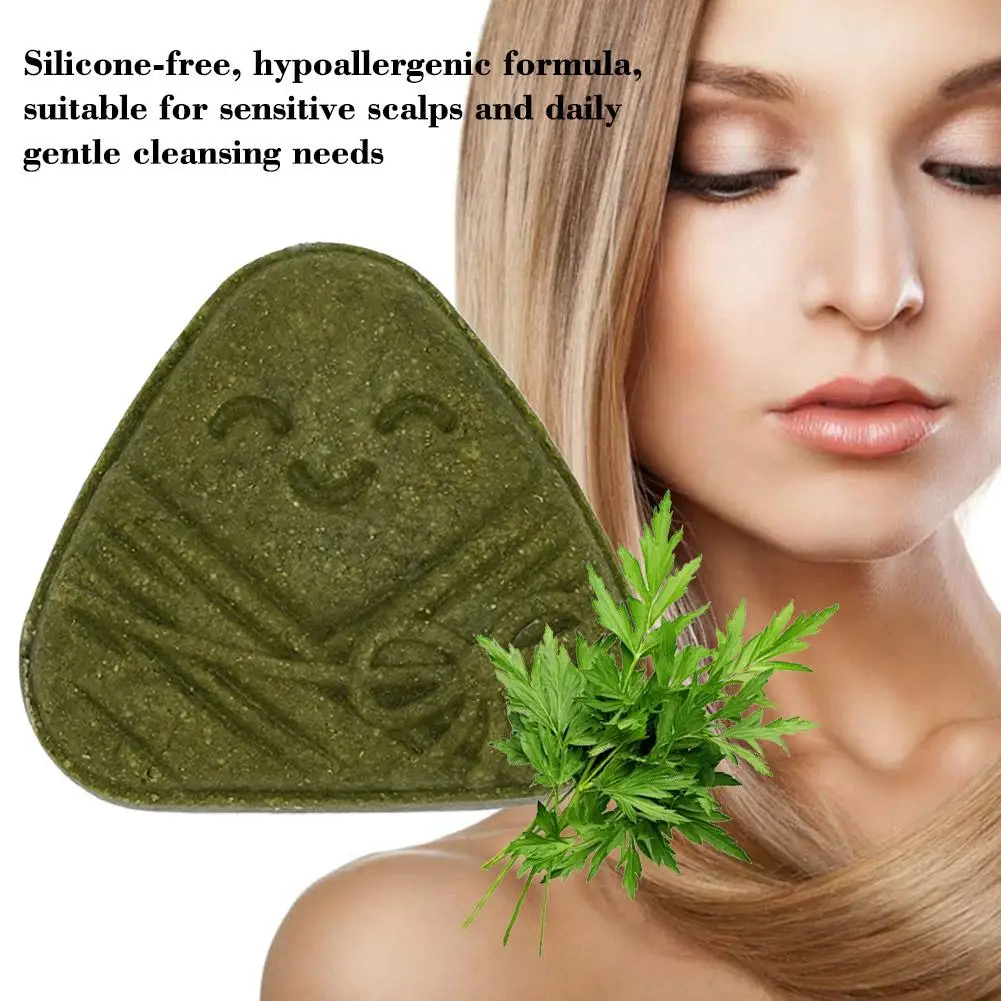 45 جرام موجورت وأوراق الجريب فروت شامبو صابون تقوية الشعر صابون شامبو نظيف قائم على النبات غسل الوجه المغذي O4D8 #5