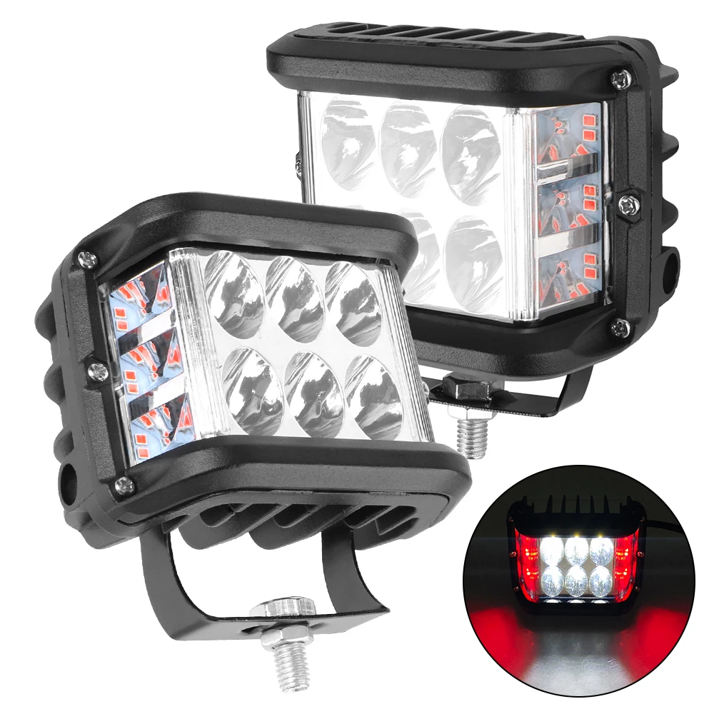 

1PC 45W LED Work Light Spotlight LED Light Flood Combo LED Light Car Accessories Universal for Car Truck Boat Suv Atv