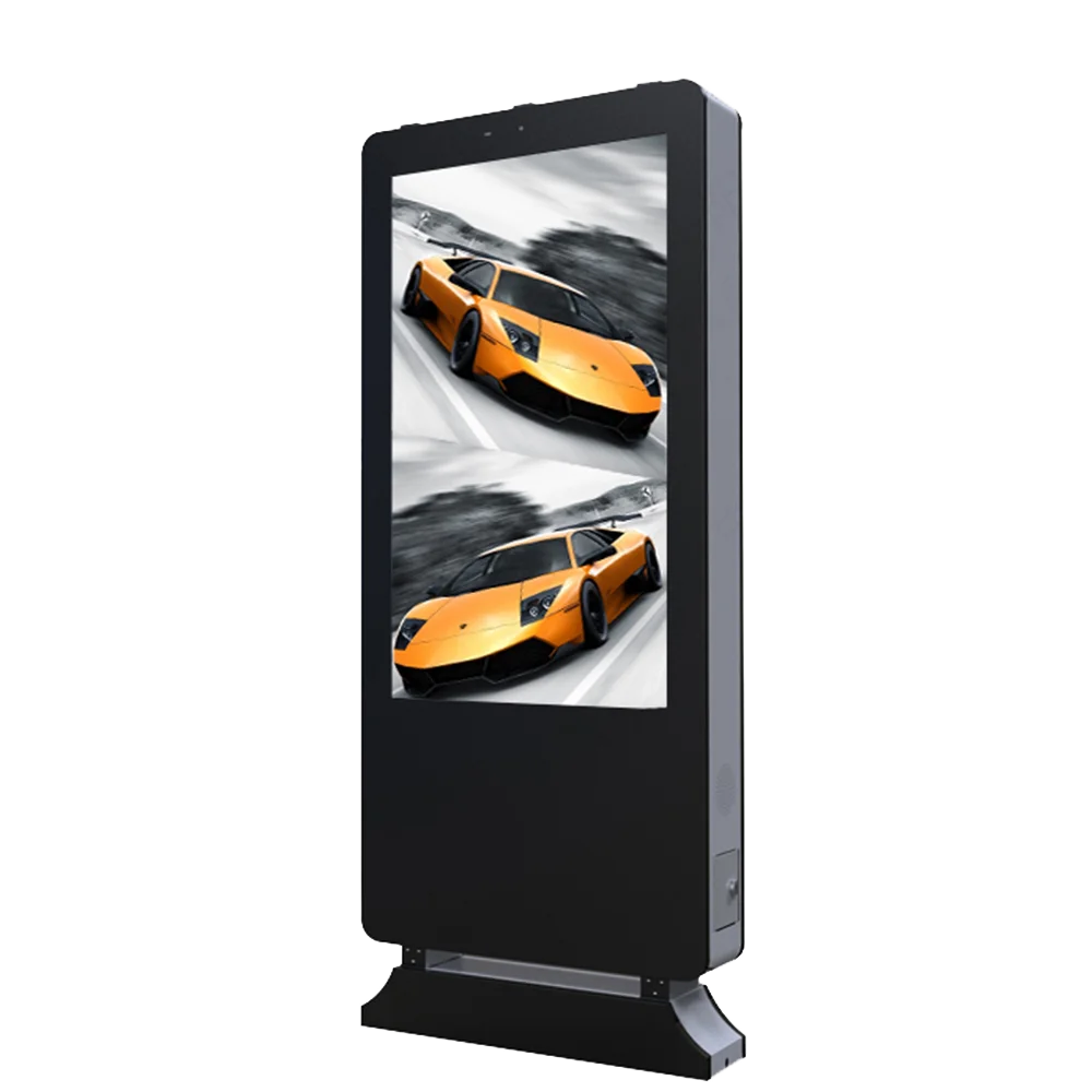 Outdoor Floor Stand Waterproof Digital Signage Media LCD Player