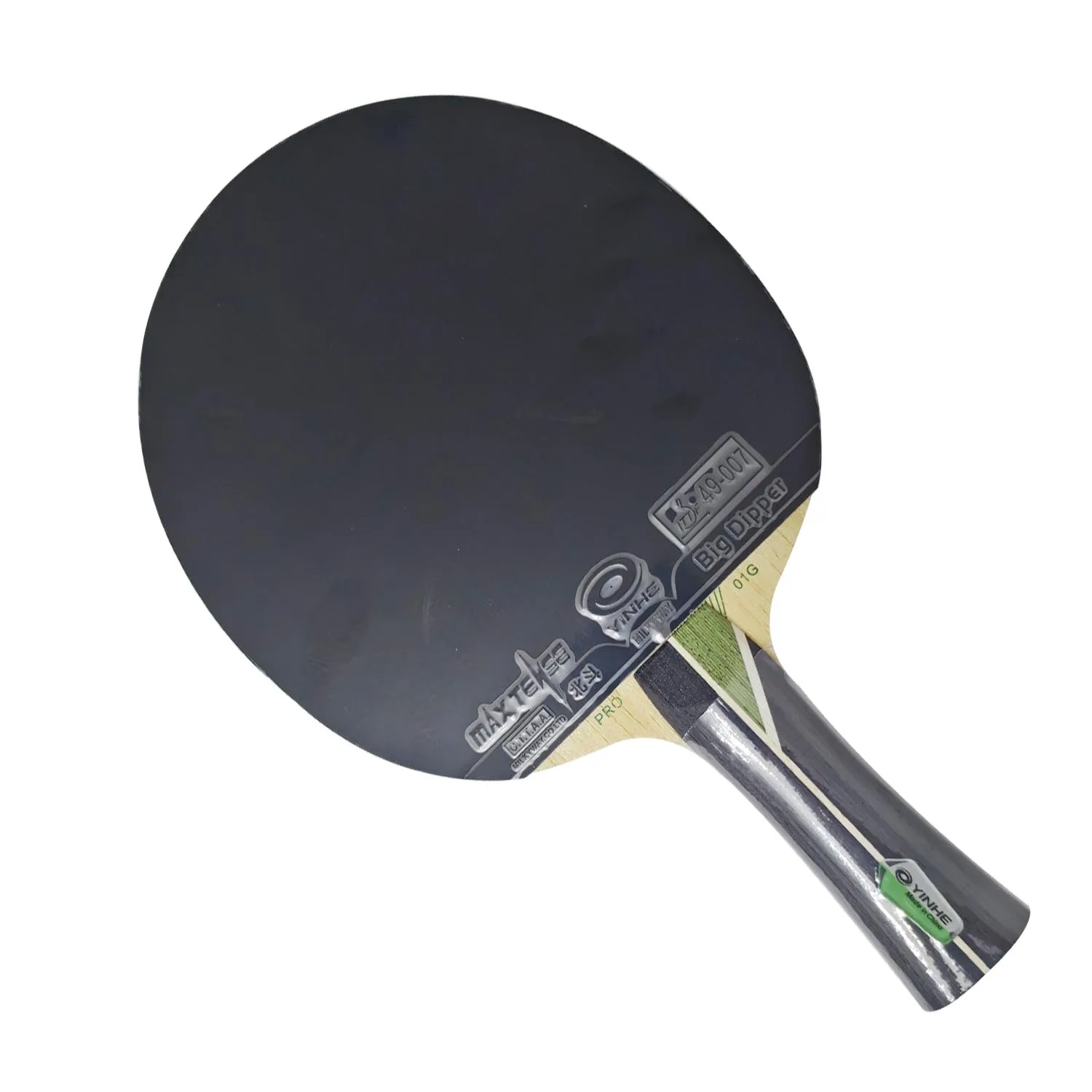Pro Combo Schläger YINHE PRO-01G ALC Tischtennisschläger mit Yinhe Big Dipper PRO Blauem Schwamm und Moon 12 Blauem Tischtennisgummi – Detail 2
