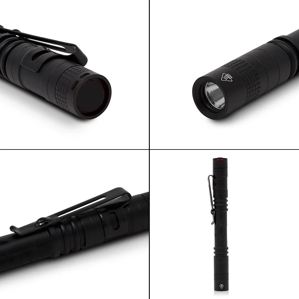 Mini Portable LED Flashlight Pocket Ultra Bright High Lumens Handheld Pen Light linterna led Torch for Camping Outdoor Emergency