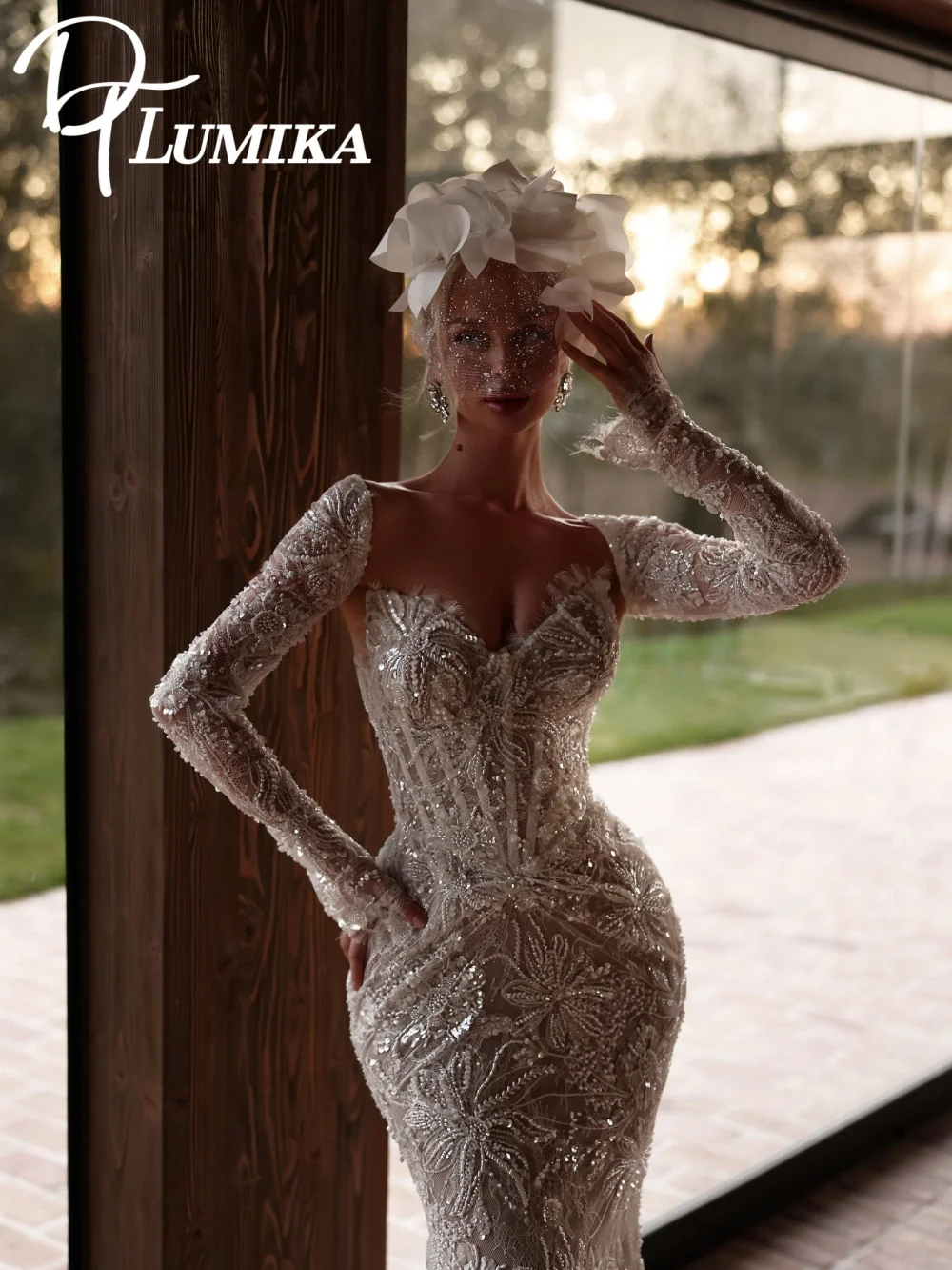 

Exquisite Sweetheart Wedding Dress 2026 Romantic Beaded Lace Bridal Gown Fashion A Line Floor Length Bridal Dress Robe De Mariee