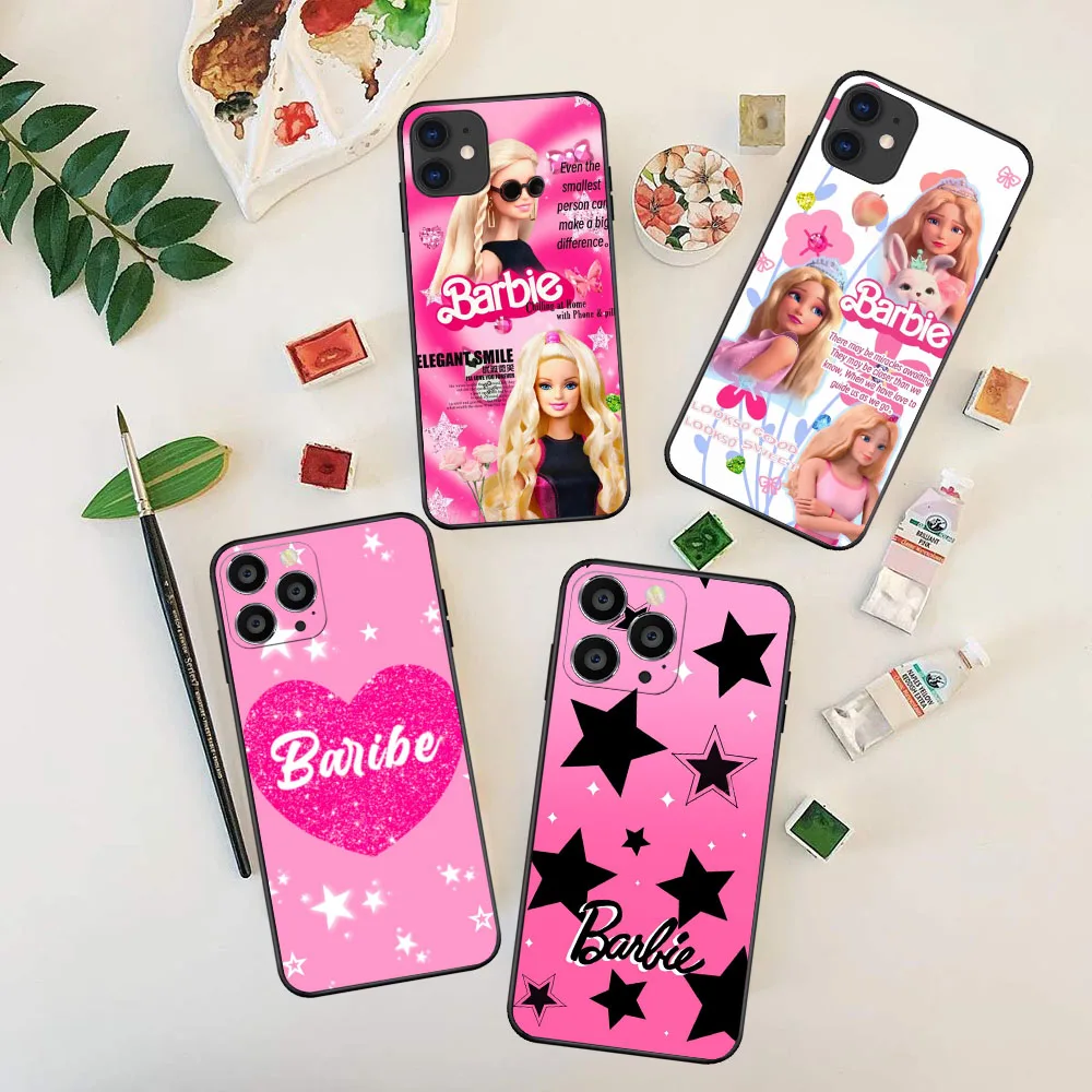 UK-54 Fashion Barbie Princess Soft Case For iPhone 5S SE 6 6S 7 8 11 X XS XR Plus Max Pro