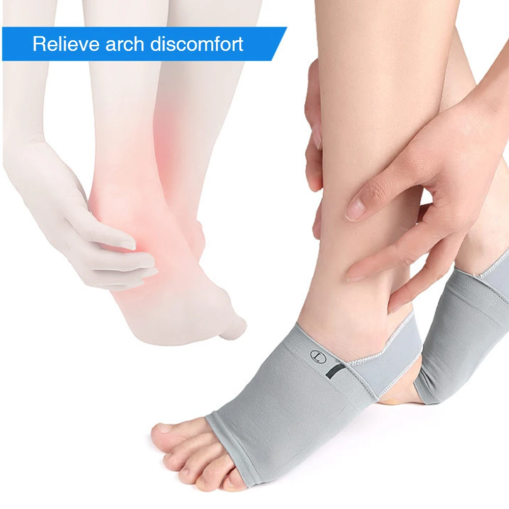 Sports Foot Pad Lycra Cloth SEBS Flat Foot Arch Elastic Bandage Unisex Support Inside Outside Eight-character Orthopedic