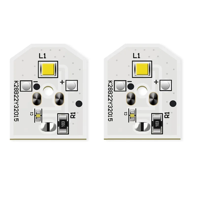 WR55X11132 Light lampu LED untuk penggantian kulkas Replace 3033142 2 AP6261806 2 buah