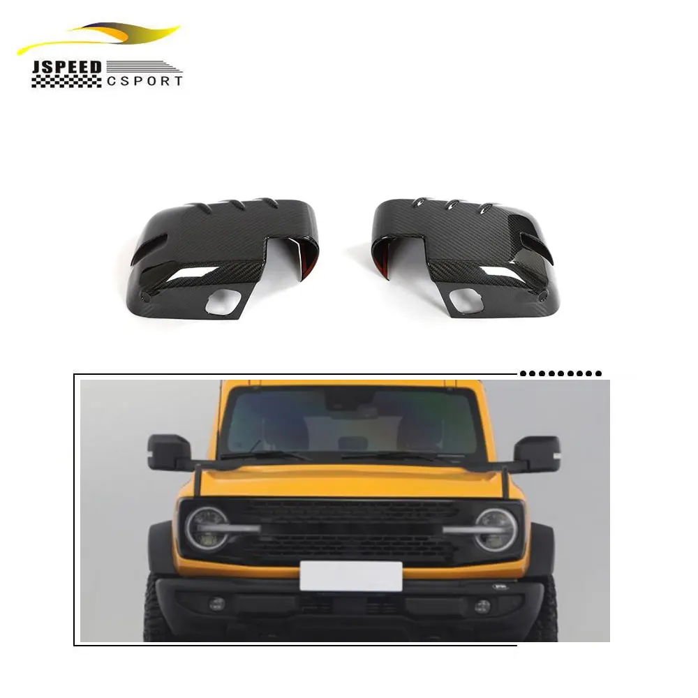 

Suitable for Ford Mustang 2021 dry carbon fiber side mirror covers