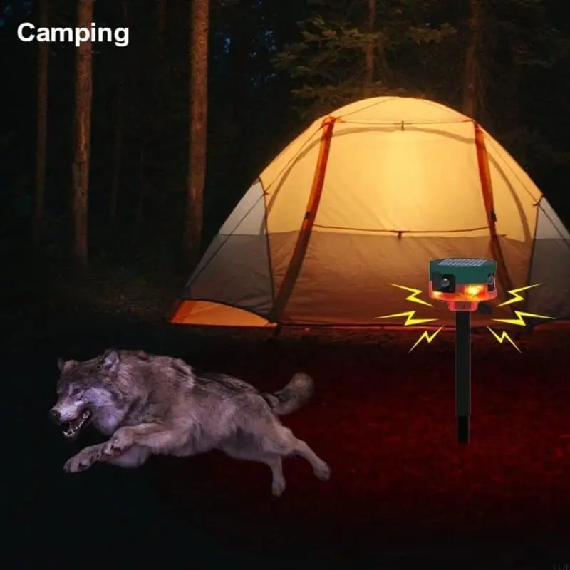 U1JE Inframerah Gerakan Alarm Sirene Light for Farm Yard Garden Carage Shed