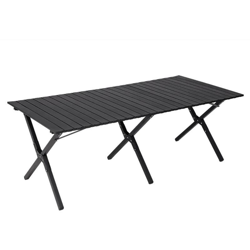 

Camping tables and chairs Outdoor folding egg roll table Picnic table Portable table and chair integrated full set of equipment