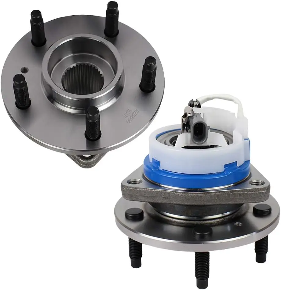 

Front Wheel Hub Bearing Assembly Set of 2 for Various Car Models with ABS, 5 Lug