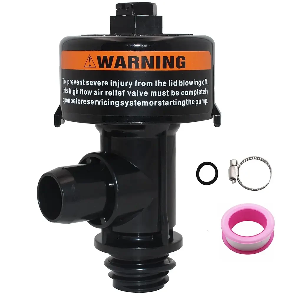 High Flow Manual Relief Valve Replacement for Pentair Pool and Spa Filter Includes Valve with O Ring Part Number 98209800