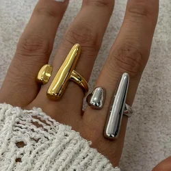 Fashion design sense classic elegant temperament geometric ring, suitable for women classic match