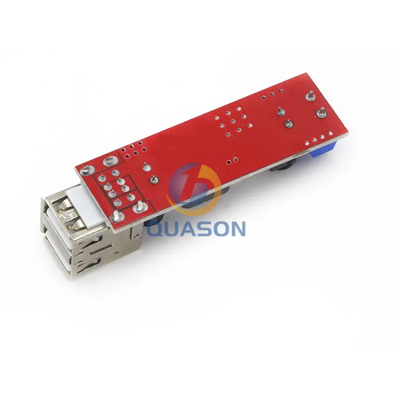 Módulo de saída usb dupla para baixo, módulo de alimentação buck 9v/12v/24v/36v para 5v usb 3a para carregador de veículos lm2596