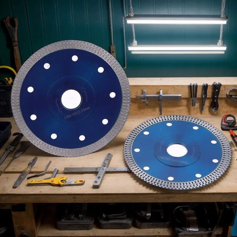 Utensile per cinch da 115/125 mm: lama per sega per taglio di piastrelle in porcellanato, granito e marmo