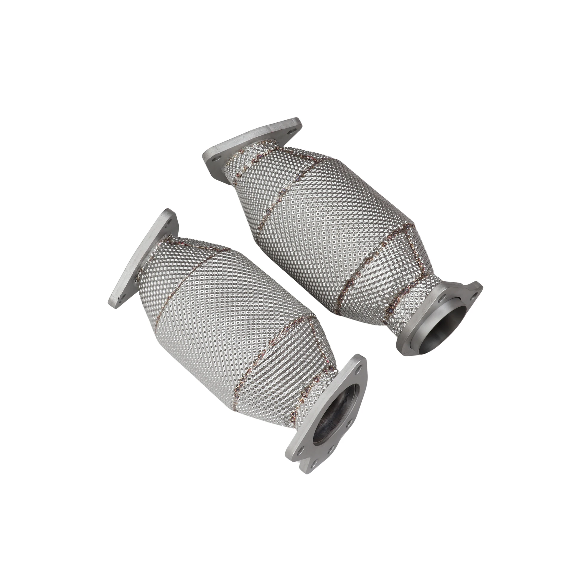 

YT 304Stainless Steel Exhaust Downpipe with Catalyst and Heat Insulation for Chevrolet CORVETTE C8