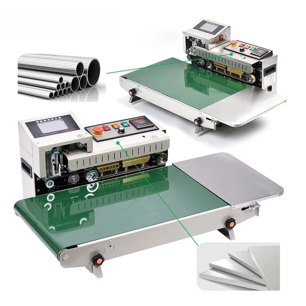 FR-1600 wider automatic horizontal plastic film bag heat sealing machine continuous belt