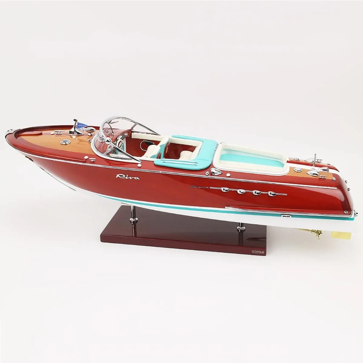 1/15 Riva Aquarama Handcrafted Luxury Yacht Model 55cm Made with High-quality Wood Materials Yacht Model Ship Toy Ornament - Detail 1