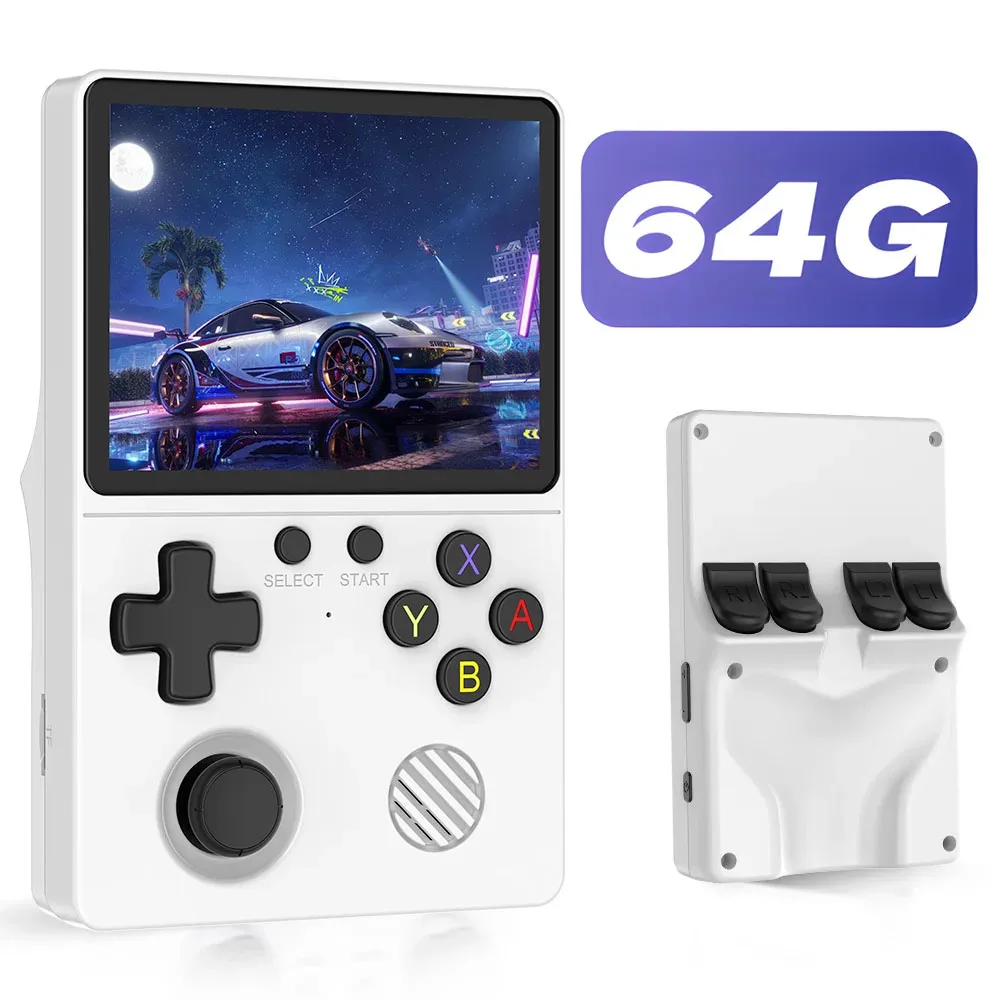 3.5 بوصة IPS شاشة GB350 يده فيديو ريترو لعبة وحدة التحكم لعبة عصا لينكس نظام المحمولة الرجعية اللاعبين 20000 + ألعاب