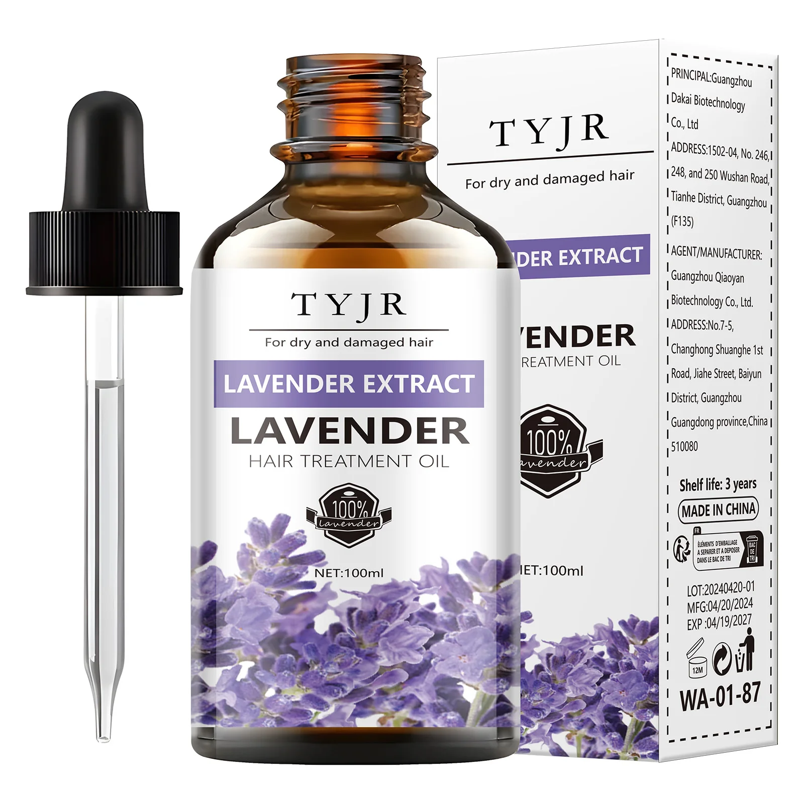 Lavender essential oil for skin care, massage, shower, diffuser relaxing essential oil for face, body, nails, hair, eyelashes