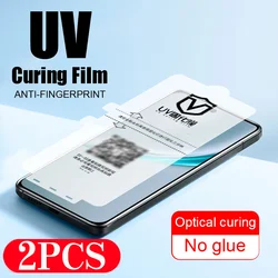 2Pcs Not Glass For xiaomi 14 Ultra 13 Pro 12S Mix 4 Civi 3 UV light curing film For Redmi Note 13 Pro Plus screen protector flim