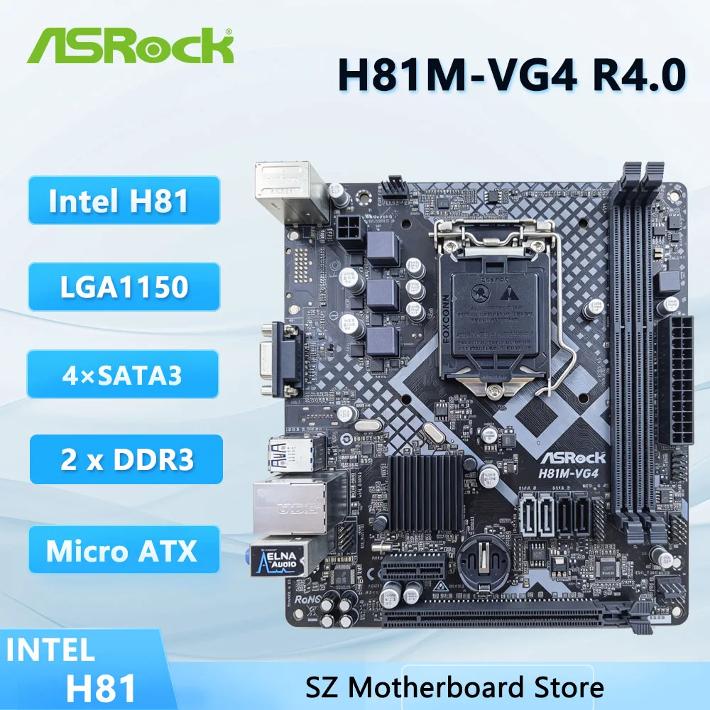 ASROC H81 Micro ATX (LGA1150 DDR3)