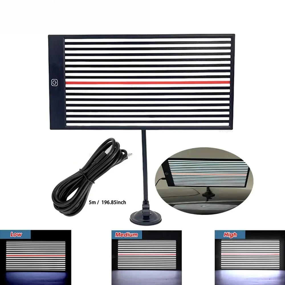

Car Paintless Dent Removal LED Light Line Wire Board | USB & Battery Powered Reflection Board Tool for Car Depression Assist Rep