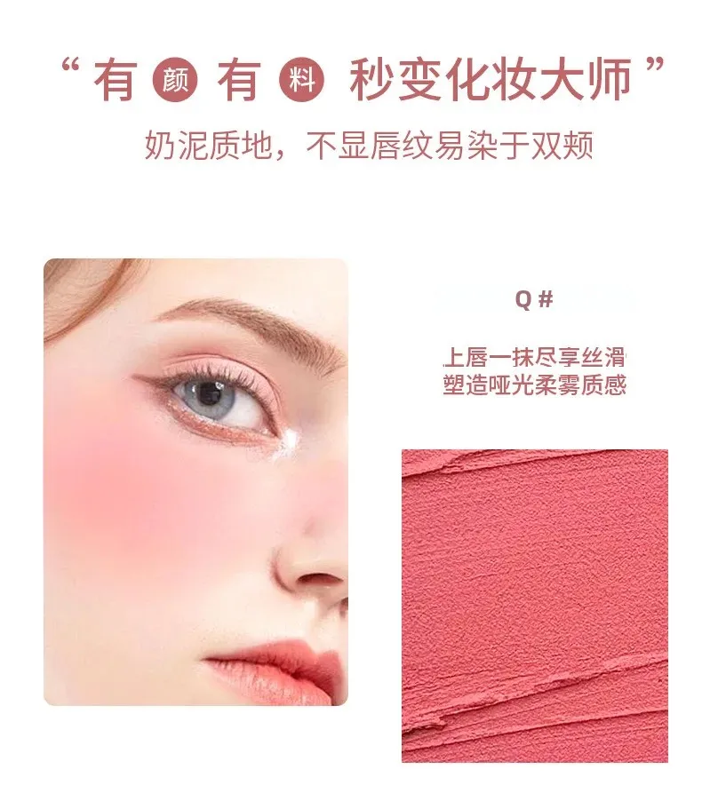 3DRose 56.4G Blush Highlighter Nude Makeup - Small Petal Easy Color Long Lasting Women's Facial Enhancer. ผลิตภัณฑ์เพิ่มความโดดเด่นให้ใบหน้าสำหรับผู้หญิง