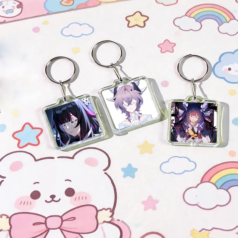G-Genshin Impact Anime Game Acrylic Keychain Handmade Hanging for Clothes Backpack Decoration Accessories Gifts with Friends