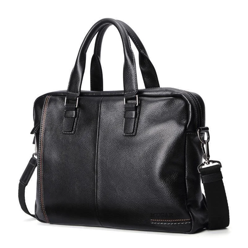 

Handbags For Men Laptop With Shoulder Korean Version Fashionable Recreational Slanting Men Bags Briefcase Computer Bag Leather