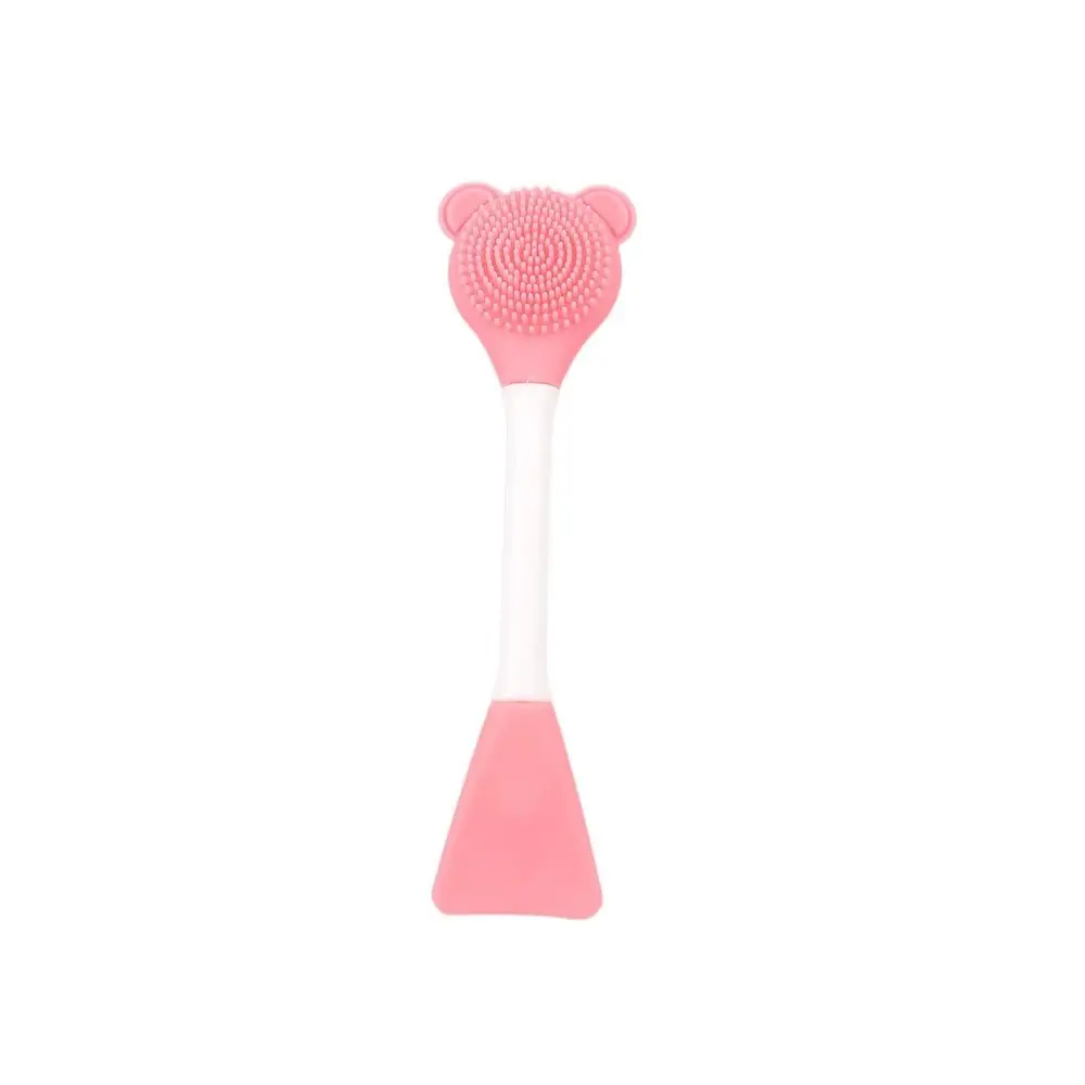 Double Head Silicone Facial Mask Brush Mud Film Special Colorful Cleansing Brush Face Cleansing DIY Blackheads Face Mask Brush