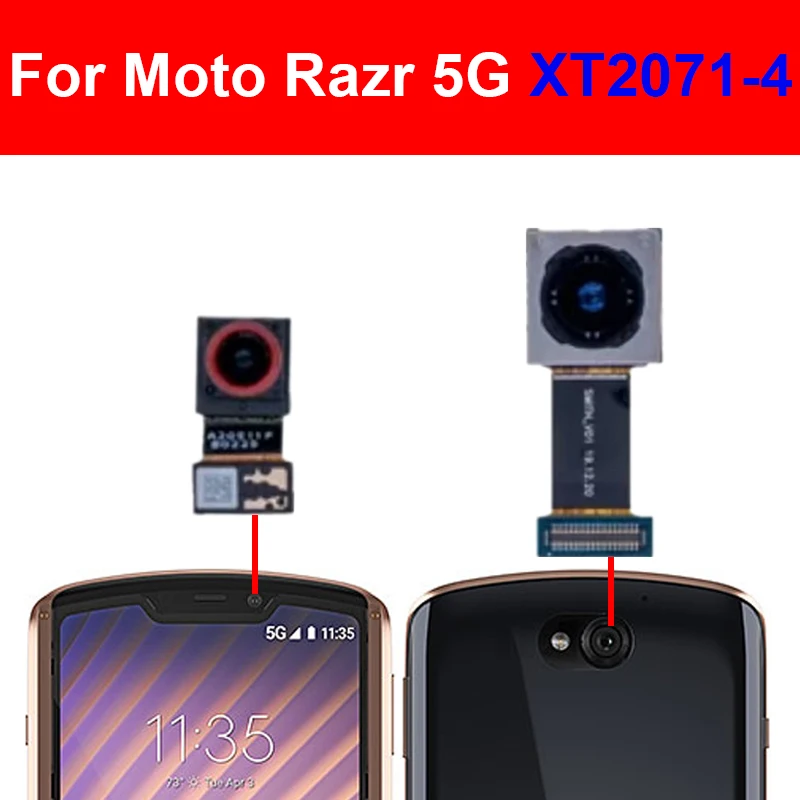 

For Motorola MOTO Razr 5G XT2071-4 Back Front Facing Camera Front Selfie Rear Main Camera Flex Cable Replacement Parts