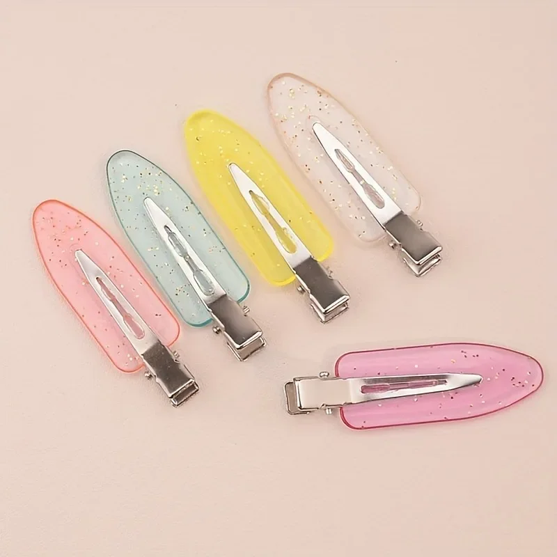 

10PCS Mini Fashion Small Hairpin Tassel Clip Stainless Clip Sweet Edge Clip Bangs Clip Special Styling Small Clip for Girls