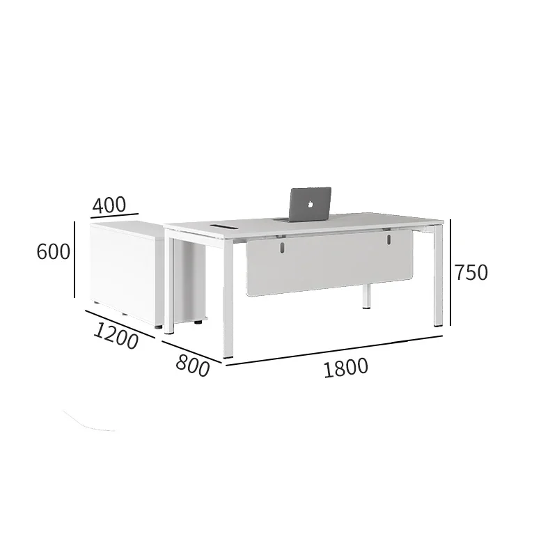 Luxury Office Desk Standing Executive Table L-shape Elegant Office Desk Modern Simplicity Muebles De Oficina Office Furniture