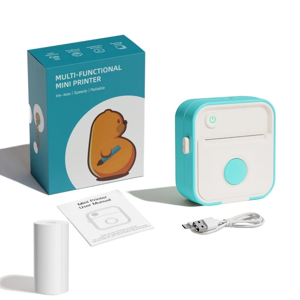 Новый принтер этикеток D5, бесчернильный термопринтер для изготовления этикеток, 12-57 мм, бумажный регулируемый карманный мини-принтер для наклеек для фото
