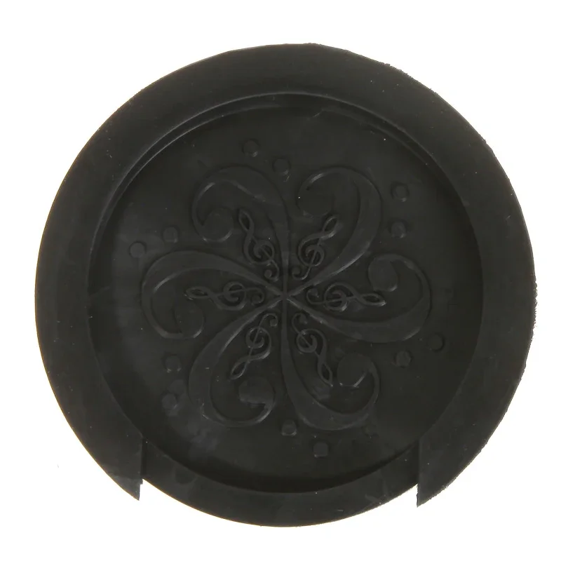 Printing Sound Hole Cover Block Plug Screeching Halt for 41 42 Inch EQ Acoustic Guitar BlackBrown Guitar Parts & Accessories