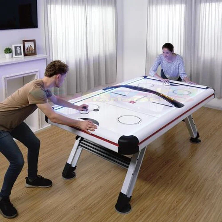 Multifunctional party playing billiard pool table and air hockey with ping pong games