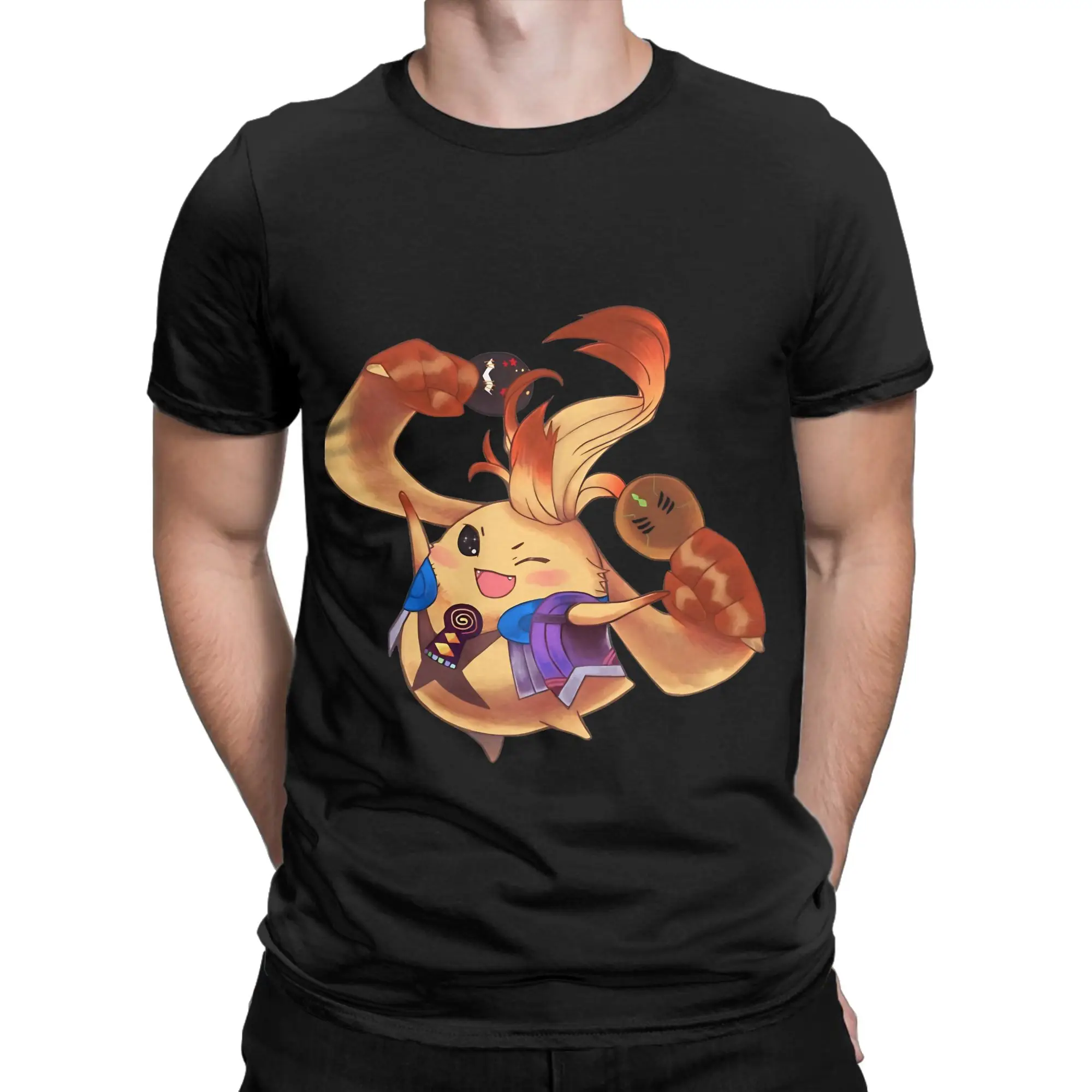 Fantasy Combat Classic Xenoblade Chronicles Graphic 100% Cotton T-Shirt Tees Tops For Men