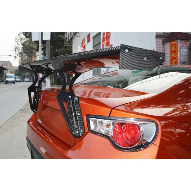 

Подходит для Toyota 86 GT86 Subaru BRZ, модифицированный большой кронштейн спойлера из настоящего углеродного волокна, спойлер с фиксированным крылом