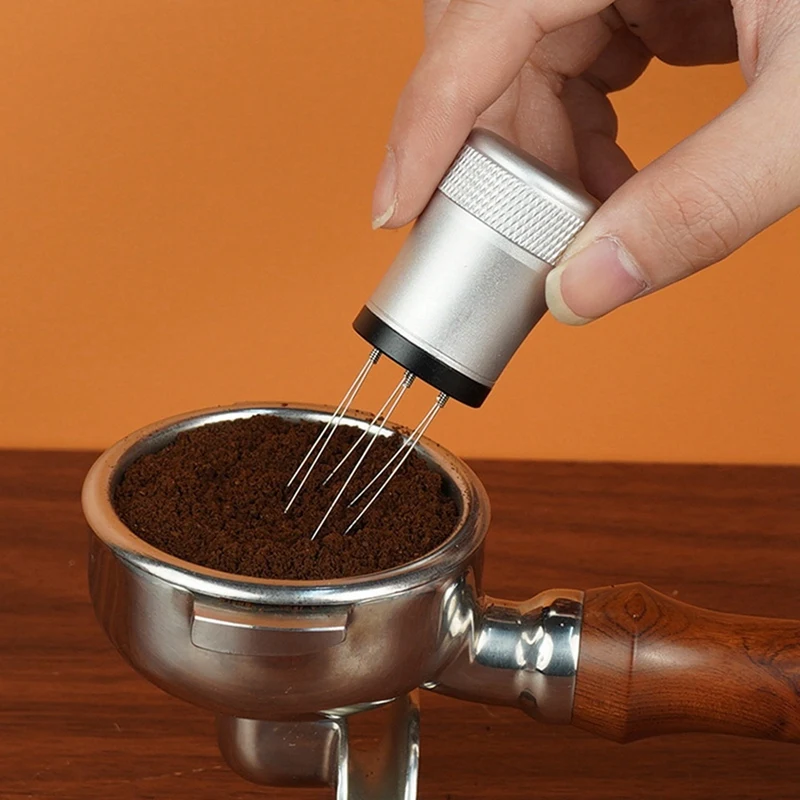 コーヒー色の粉末針,布粉針,スティック,コーヒー攪拌機,取り外し可能で洗える,6ピン