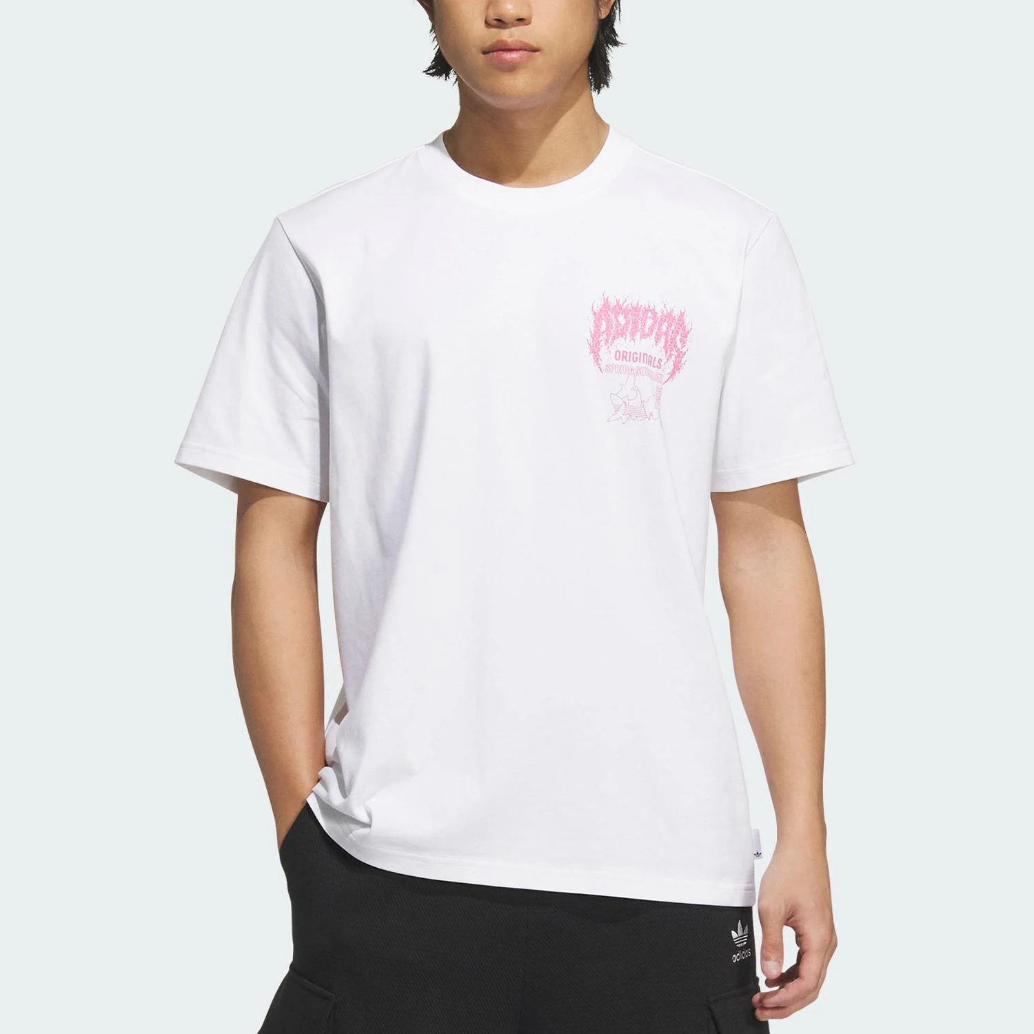 

adidas Originals Men's Daily Knit Pattern Breathable Short Sleeve KA2255