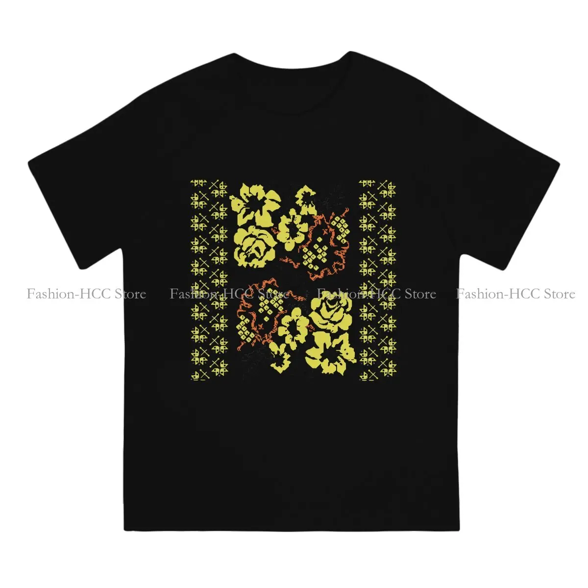 Ukrainian Vyshyvanka Ornament Polyester TShirt for Men Loral Embroidery Soft Summer Sweatshirts T Shirt Novelty Trendy