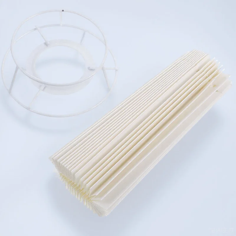 

Pleated Fabric Lampshade Durable Soft Material Ceiling Light Shade Living Room Bedroom Decor Ceiling Lamp Shade