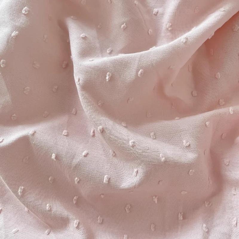 145 سنتيمتر * 50 سنتيمتر نسيج القطن مع منقطة مناسبة لفساتين اليدوية المصنوعة يدويا منامة