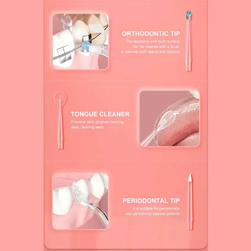 Waterproof Teeth Oral Irrigator Portable Mouth Washing Machine Interdental Cleaning Irrigator Oral Teeth Dental Water Flosser