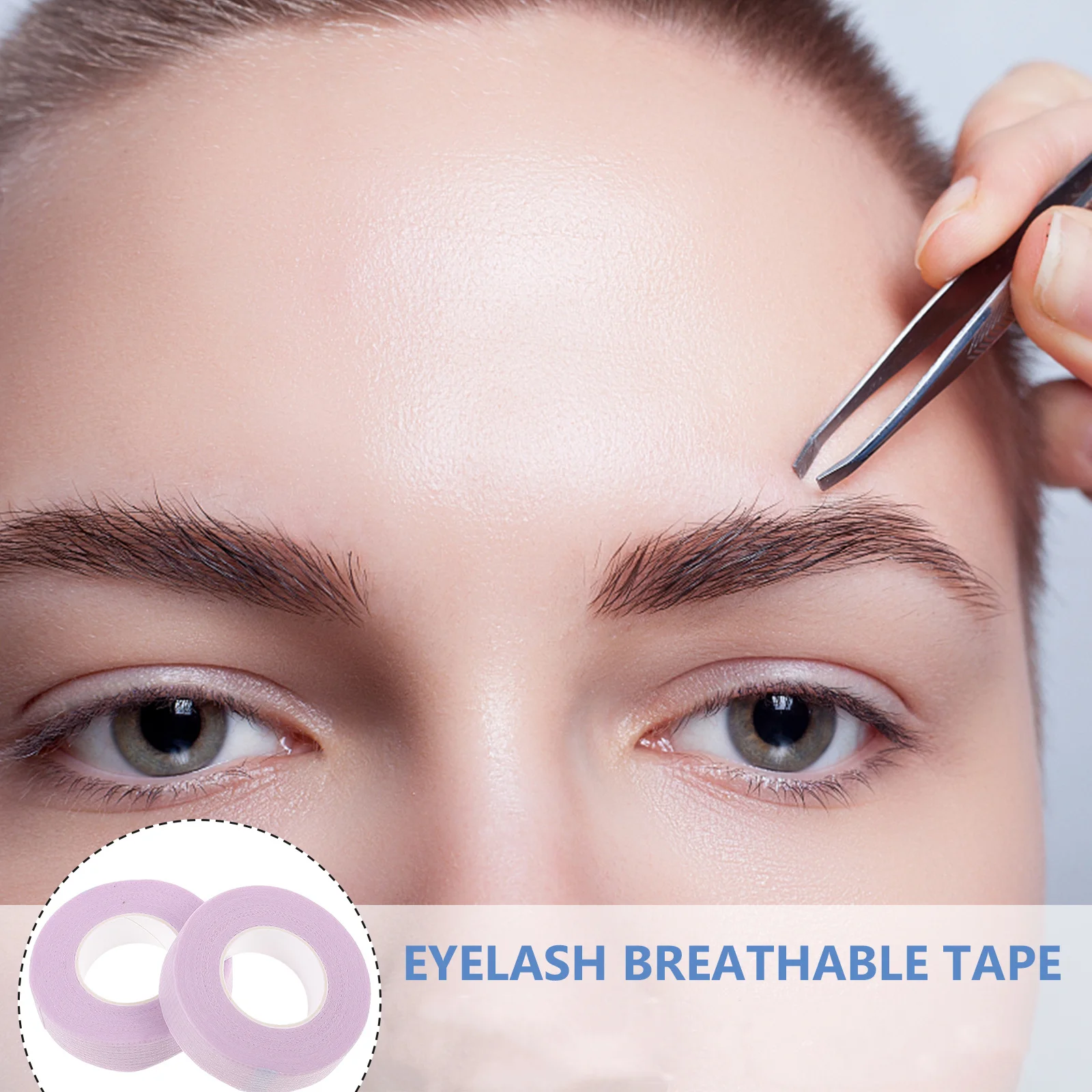 

6pcs 6 Rolls Eyelash Adhesive Tape Non-Woven Disposable Bands For Eyelash Extension Makeup Tools Violet Rolls