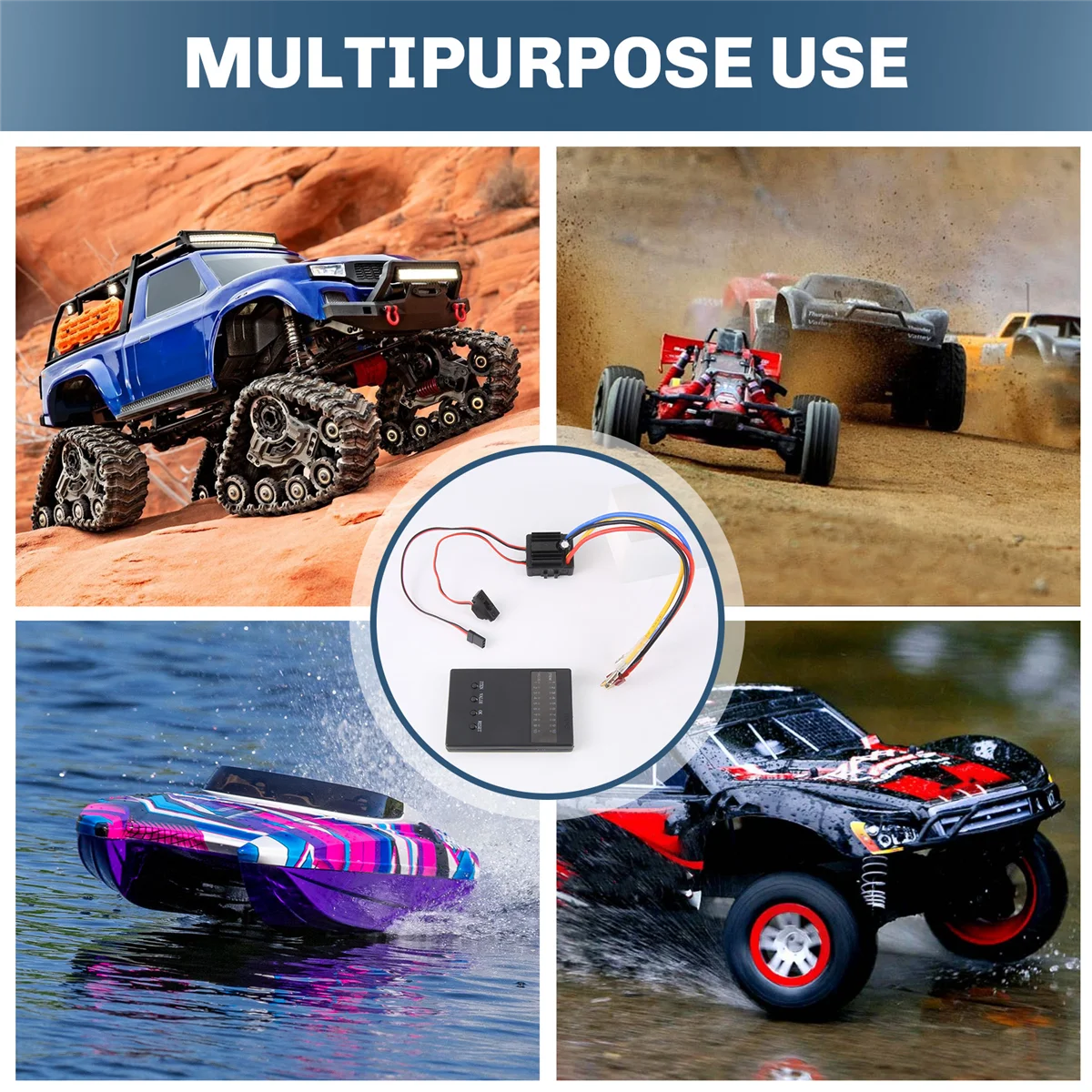 

Modern 80A ESC WP-880 1/10 1/8 WP-Crawler Brush Brushed