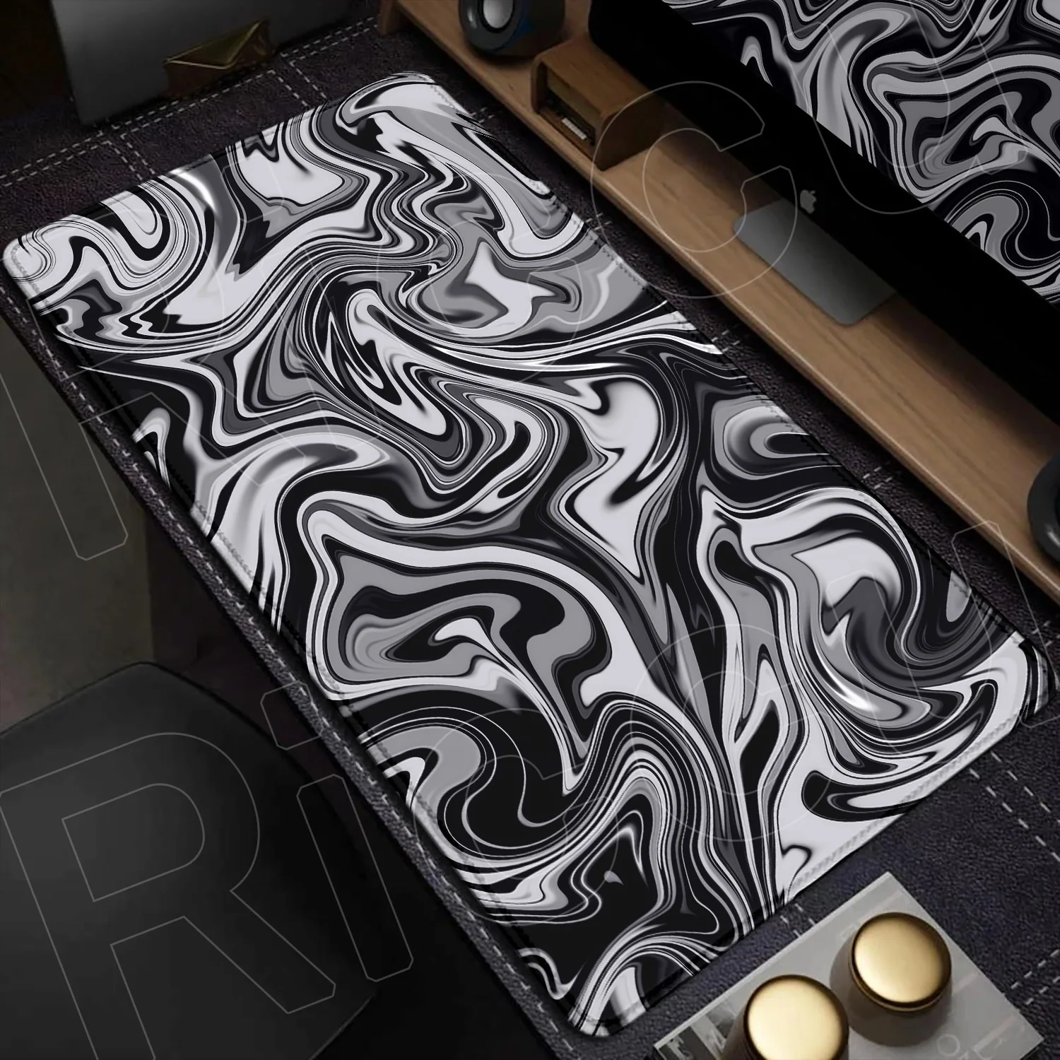 HD XXL كول الأبيض ستراتا السائل السائل 30x60 سنتيمتر ماوس الوسادة الكمبيوتر المحمول أنيمي لوحة المفاتيح ماوس حصيرة كبيرة ماوس الفأر توسيع حصيرة مكتبية