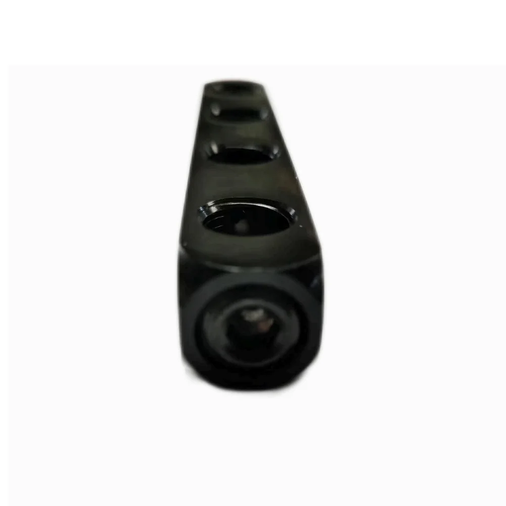 

Aerospace Grade 1 4 inch 4 Way Air Manifold Aluminum Alloy 4 Outlet NPT Thread with Blue Knobs for Professional Workshop Use