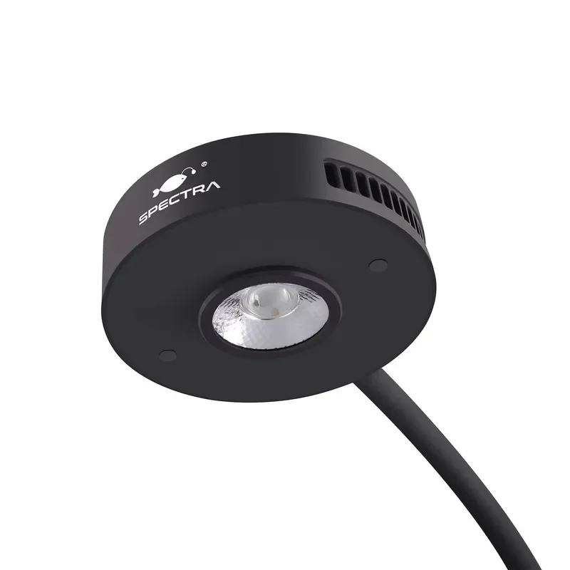 36W Full Spectrum Marine Aquarium Reef Light with Sunrise Sunset Simulation Programmable Dimmer for Coral Fish Tank Lighting